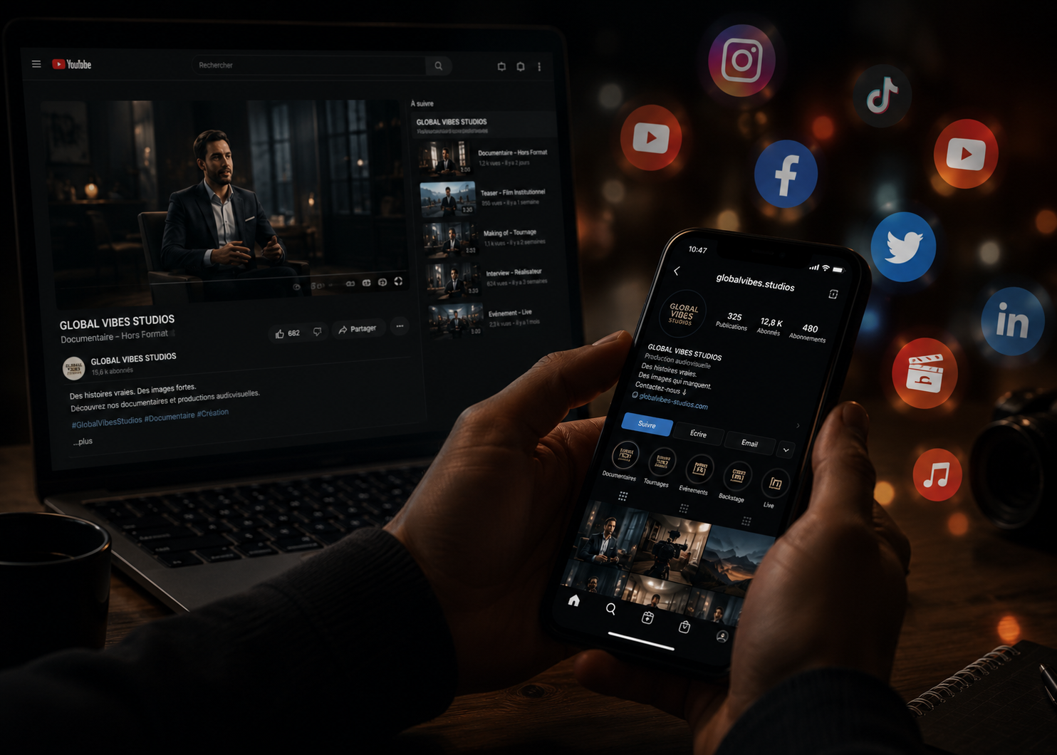 Diffusion d’un contenu audiovisuel sur plusieurs plateformes